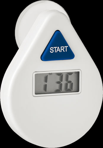 Timer da doccia con ventosa