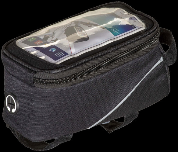 Borsa con porta cellulare per bicicletta