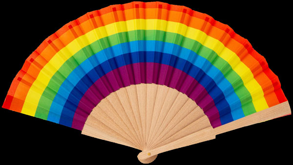 Ventaglio arcobaleno