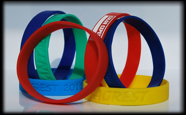 Braccialetti in silicone larghezza 12 mm
