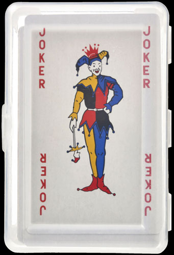 Mazzo di carte da gioco in astuccio plastica