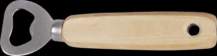 Apribottiglie con impugnatura in legno