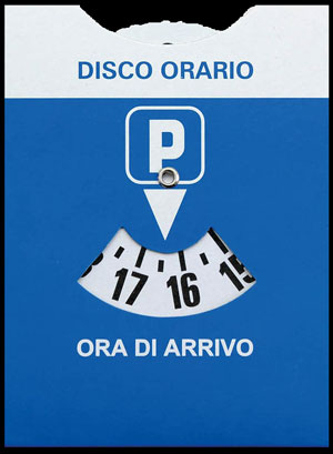 Disco orario cartoncino