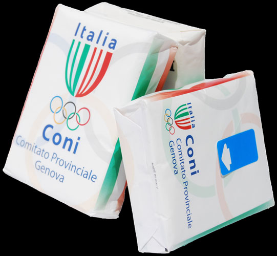 Fazzoletti di carta in involucro personalizzato