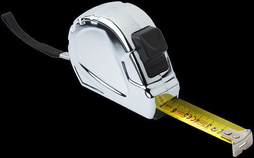Flessometro 3 m Cromato