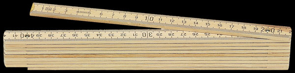 Doppiometro in legno professionale