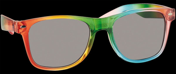 Occhiali da sole multicolore