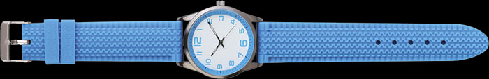 Orologio da polso con cinturino in silicone