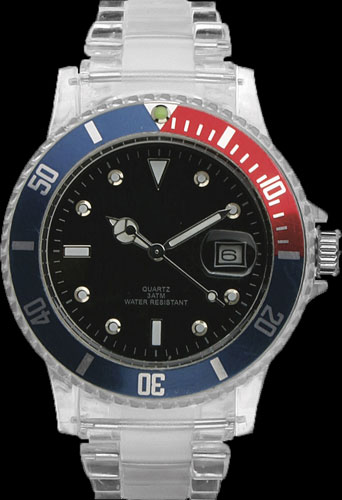 Orologio da polso con ghiera girevole