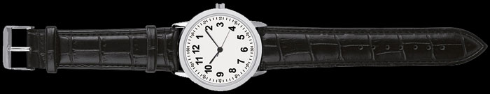 Orologio da uomo con cinturino in similpelle