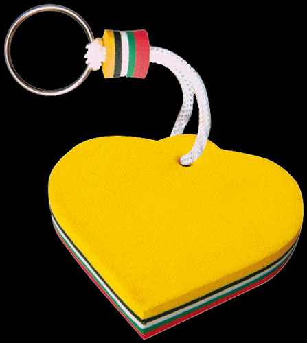 Portachiavi galleggiante in microporoso