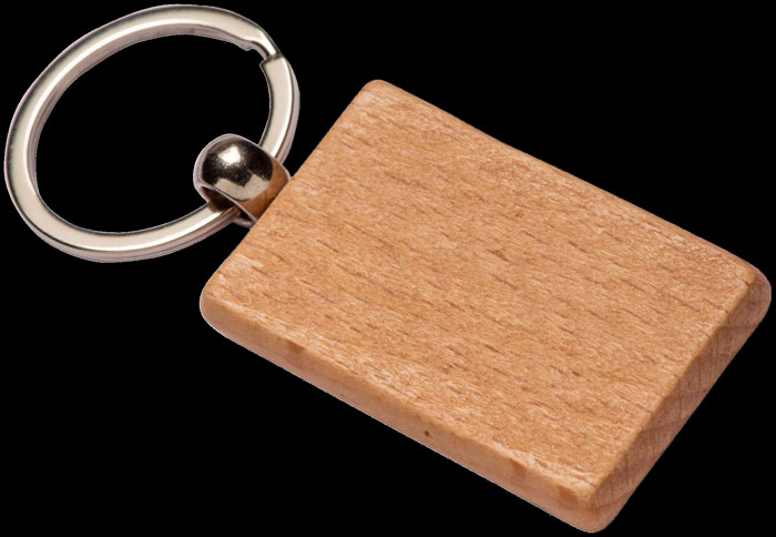 Portachiavi rettangolare in legno