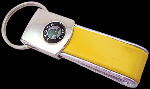 Portachiavi metallo con cinghietto