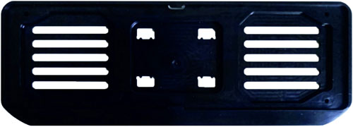 Portatarga anteriore in polipropilene