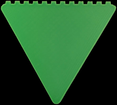 Raschia ghiaccio triangolare in plastica riciclata