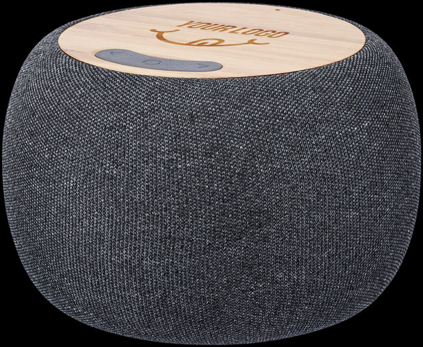 Speaker wireless legno-tessuto