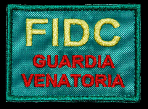 Patch ricamata rettangolare