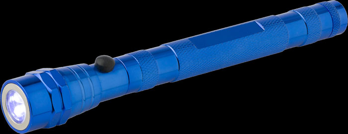 Torcia in alluminio telescopica