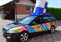 Decorazione autovettura