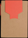 Notes in carta riciclata con penna