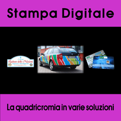 Stampa digitale in quadricromia