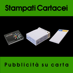 Pubblicità su carta - Stampati cartacei personalizzati